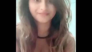 Beautiful Indian girl stripe tease for fans heavens her birthday