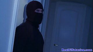 Housewife assfucked by a midnight burglar