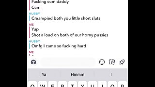 Sexting and Cuckolding Husband on Snap chat
