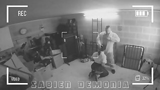 CCTV footage of  sexy teen Sabien Demonia property fucked in ass by school worker