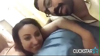 arab wife gets fucked infront for husband